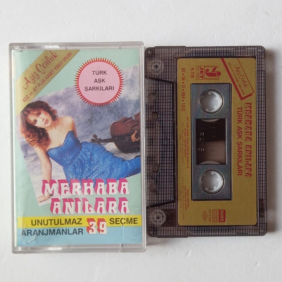 TÜRK AŞK ŞARKILARI / MERHABA ANILARA, UNUTULMAZ SEÇME ARANJMANLAR 39 - KASET 2.EL