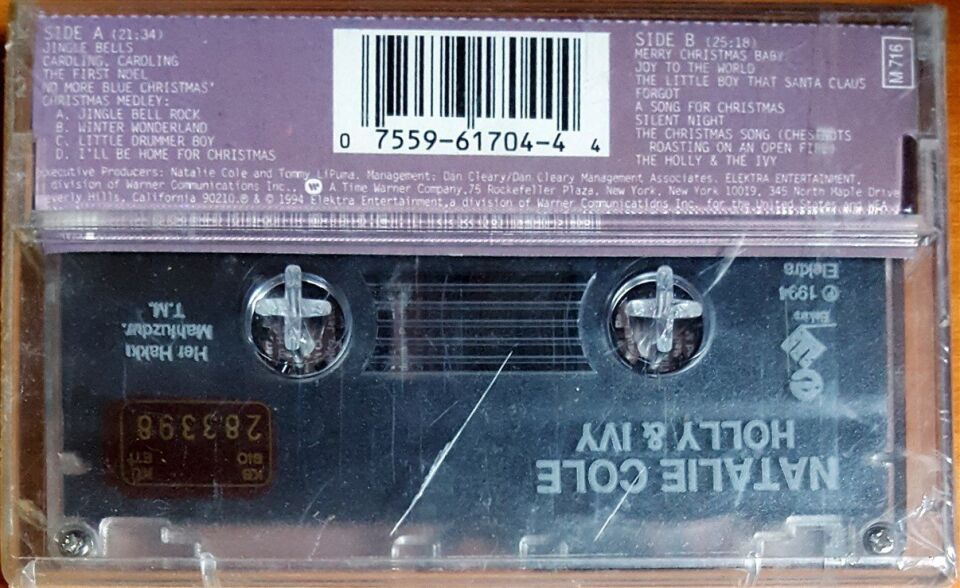 NATALIE COLE - HOLLY & IVY (1994) - KASET SIFIR