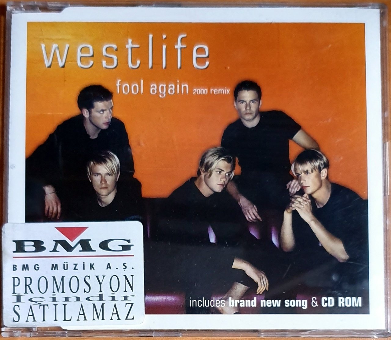 WESTLIFE - FOOL AGAIN 2000 REMIX (2000) - CD RCA SINGLE 2.EL