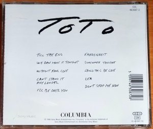 TOTO - FAHRENHEIT (1986) - CD 2.EL