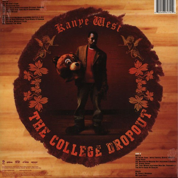 KANYE WEST - THE COLLEGE DROPOUT (2004) - 2LP SIFIR PLAK