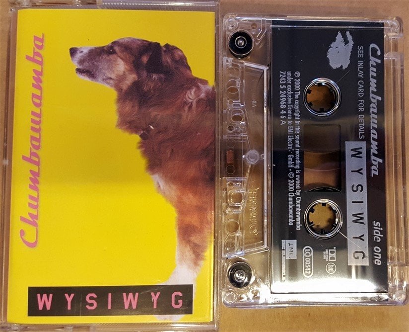 CHUMBAWAMBA - WYSIWG (2000) CASSETTE MADE IN HOLLAND ''USED''