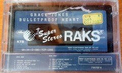 GRACE JONES - BULLETPROOF HEART (1989) KENT CASSETTE MADE IN TURKEY ''NEW'' PAPER LABEL