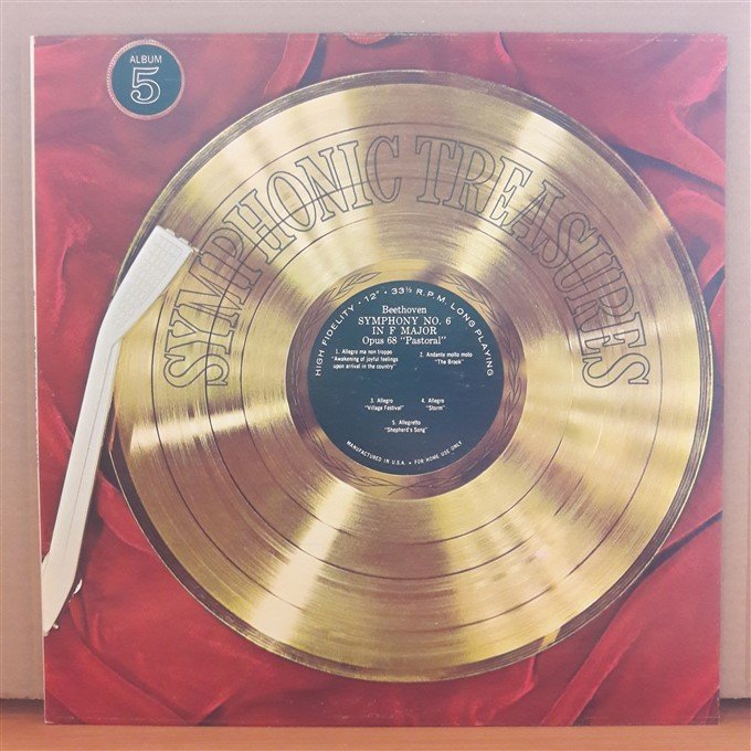 BEETHOVEN: SYMPHONY NO.6 - SYMPHONIC TREASURES ALBUM 5 - LP 2.EL PLAK
