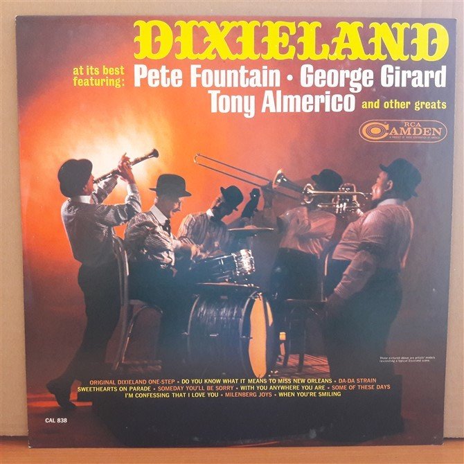 DIXIELAND - PETE FOUNTAIN, GEORGE GIRARD, TONY ALMERICO - LP 2.EL PLAK