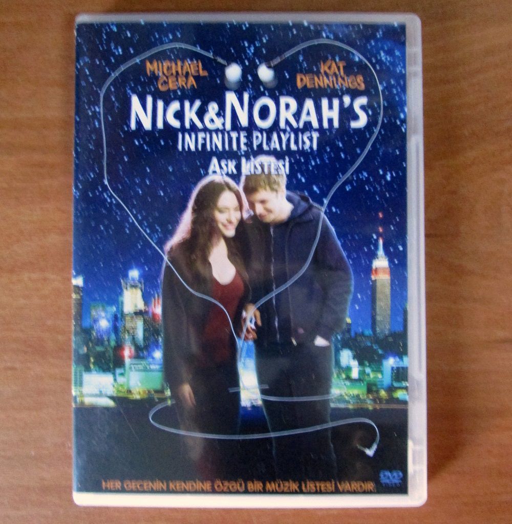 NICK & NORAH'S INFINITE PLAYLIST - AŞK LİSTESİ - MICHAEL CERA - KAT DENNINGS - DVD 2.EL