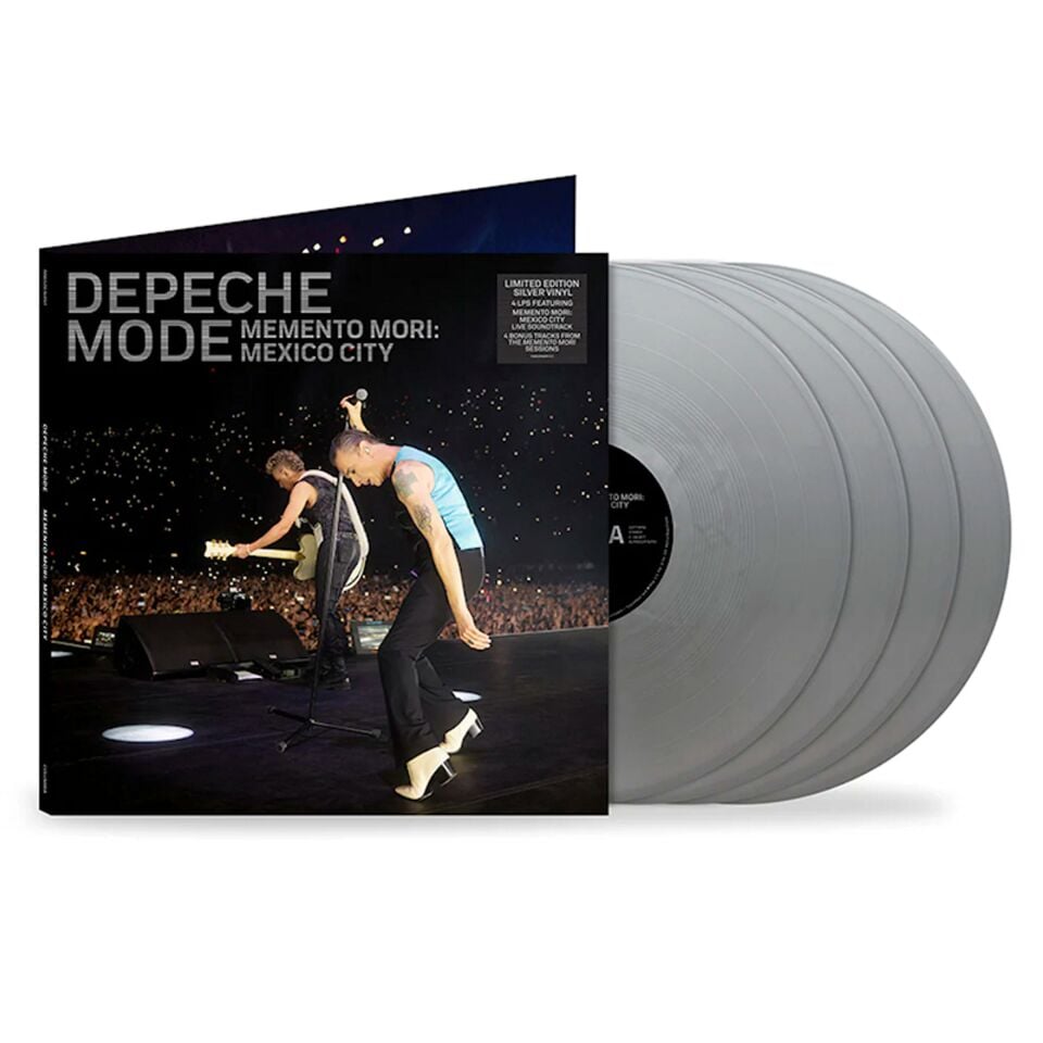 DEPECHE MODE - MEMENTO MORI . MEXICO CITY / LIVE (2025) - 4xLP SILVER COLOURED EDITION SIFIR PLAK