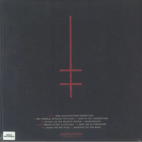 MARILYN MANSON - ONE ASSASSINATION UNDER GOD (2024) - LP RED OPAQUE COLOURED EDITION SIFIR PLAK