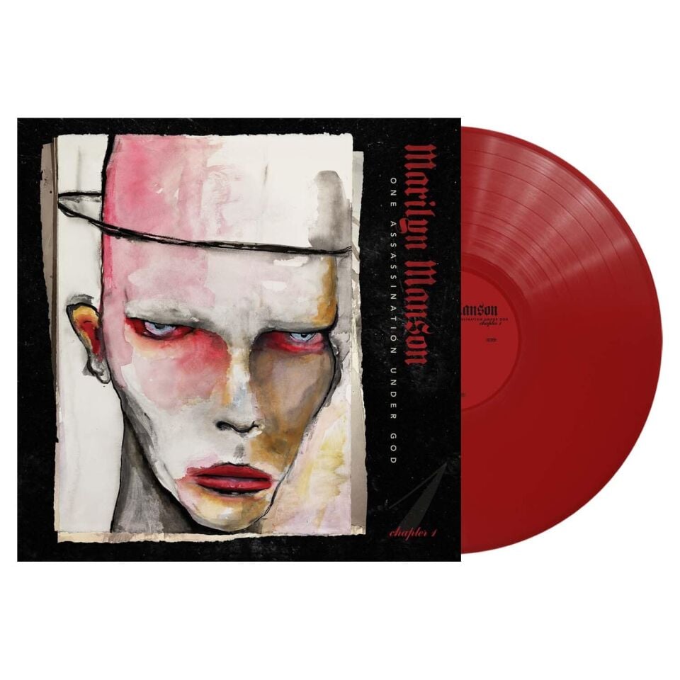 MARILYN MANSON - ONE ASSASSINATION UNDER GOD (2024) - LP RED OPAQUE COLOURED EDITION SIFIR PLAK