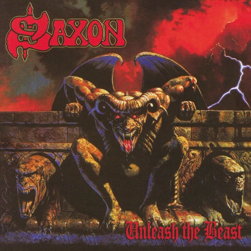 SAXON - UNLEASH THE BEAST (1997) - LP 180GR 2025 REDCOLOURED & NUMBERED LIMITED EDITION SIFIR PLAK