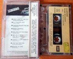 SCORPIONS - SAVAGE AMUSEMENT (1988) KENT CASSETTE MADE IN TURKEY ''USED'' PAPER LABEL