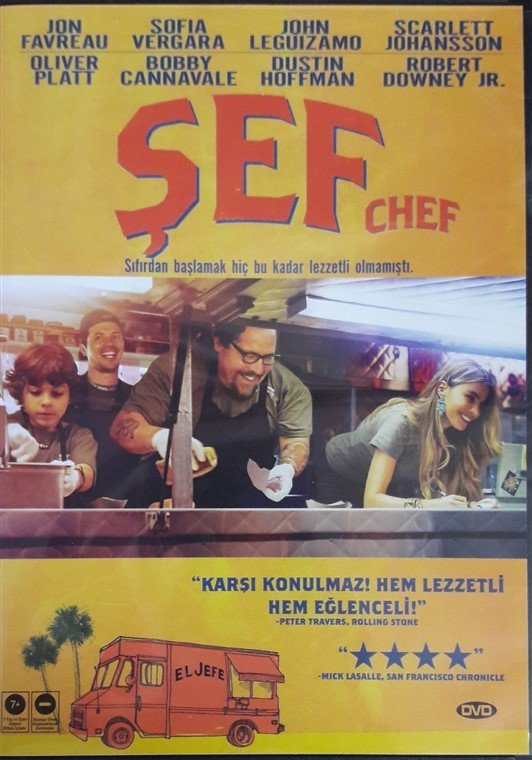 ŞEF - CHEF - JON FAVREAU - SCARLETT JOHANSSON - DUSTIN HOFFMAN - ROBERT DOWNEY JR - DVD 2.EL