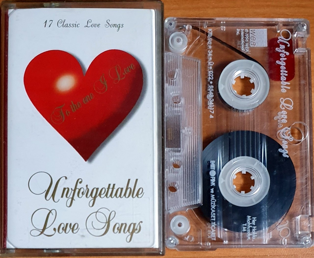 UNFORGETTABLE LOVE SONGS / BEN E KING, RANDY CRWFORD, KYLIE MINOGUE, JAMES INGRAM, OTIS REDDING (1996) - KASET BALET 2.EL