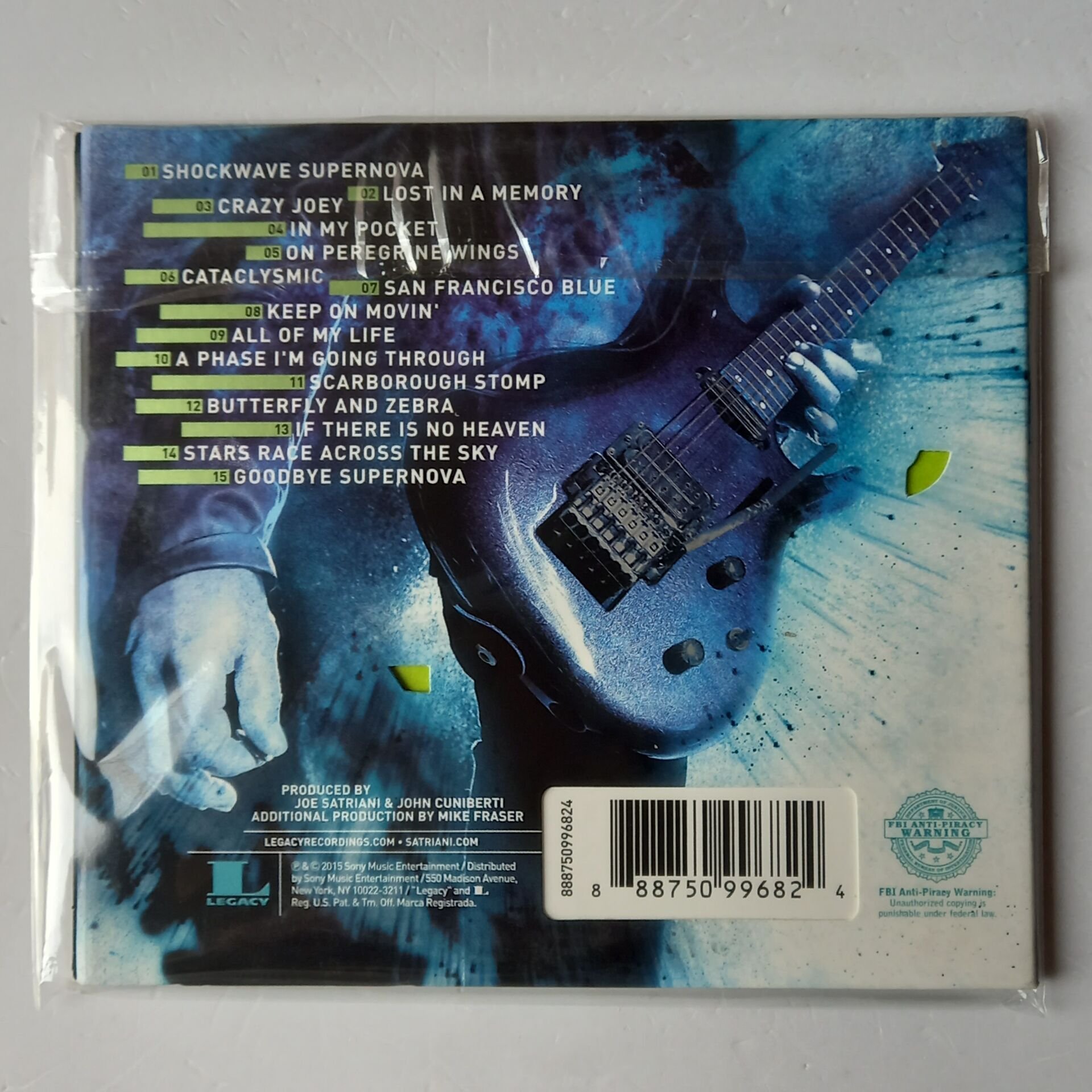 JOE SATRIANI – SHOCKWAVE SUPERNOVA (2015) - CD 2.EL