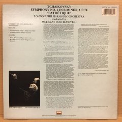 TCHAIKOVSKY SYMPHONY NO.6 LONDON PHIL. ROSTROPOVICH 2.EL PLAK