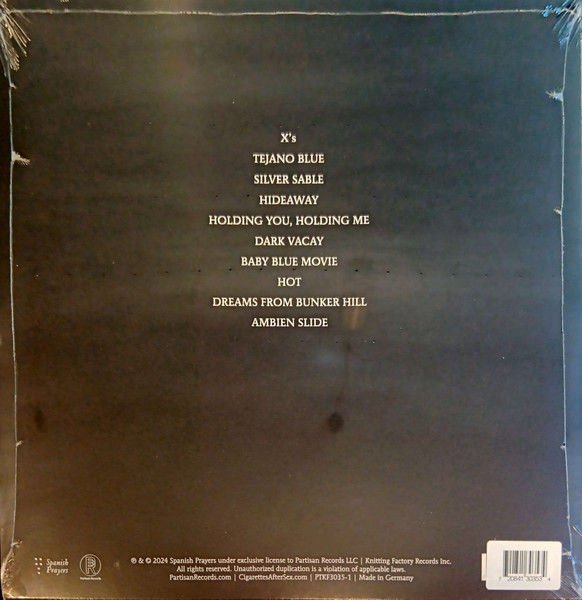 CIGARETTES AFTER SEX - X'S (2024) - LP SIFIR ŞEFFAF PLAK