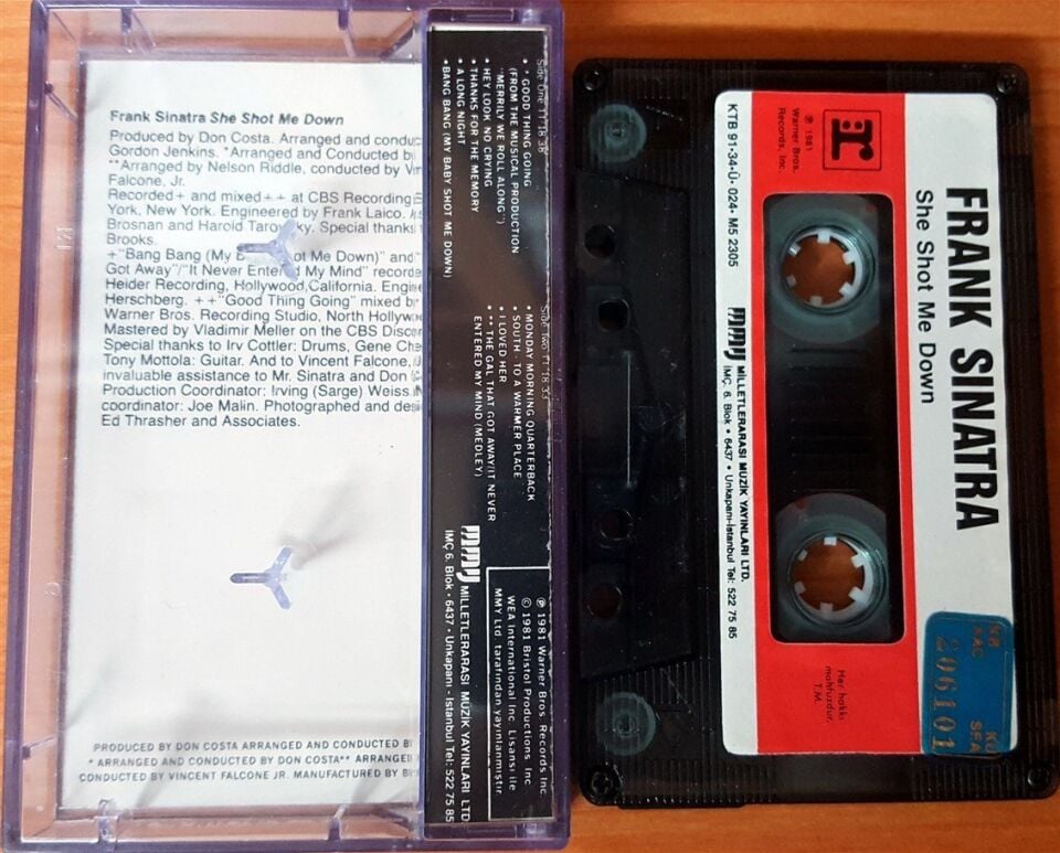 FRANK SINATRA - SHE SHOT ME DOWN (1991) - KASET 2.EL