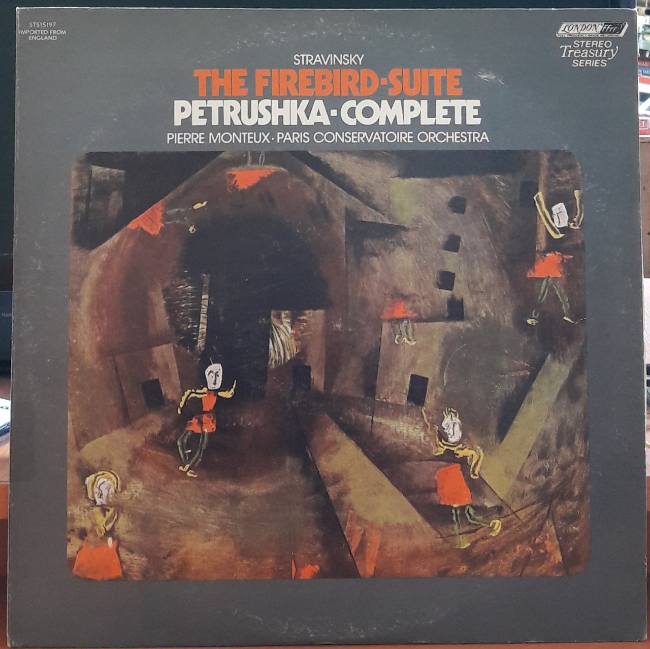 STRAVINSKY: FIREBIRD SUITE, PETRUSHKA, PIERRE MONTEUX - PLAK 2.EL
