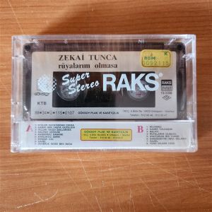 ZEKAİ TUNCA - RÜYALARIM OLMASA (1988) - KASET AMBALAJINDA SIFIR