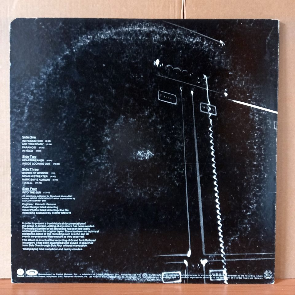 GRAND FUNK – LIVE ALBUM (1970) - 2LP 2.EL PLAK