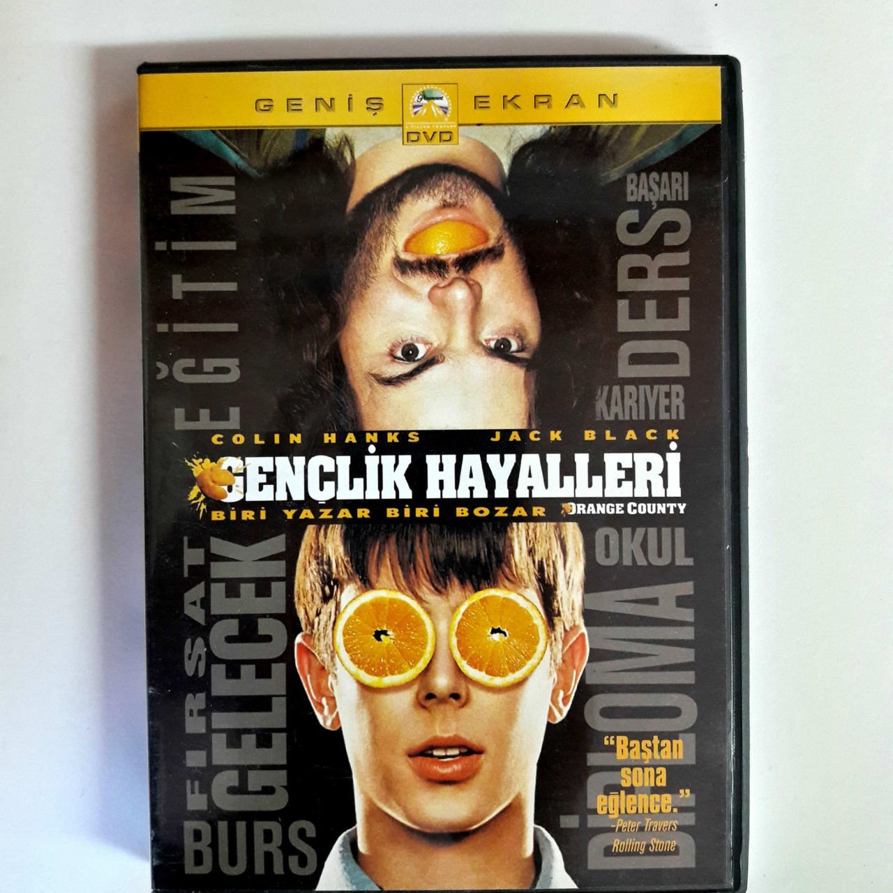GENÇLİK HAYALLERİ ORANGE COUNTY JACK BLACK DVD 2.EL