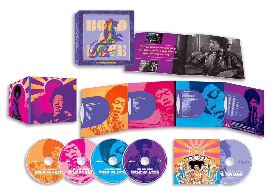 JIMI HENDRIX - AXIS : BOLD AS LOVE (1967) - 4xCD 1xBLU-RAY BOX 2025 EDITION / AMBALAJINDA SIFIR