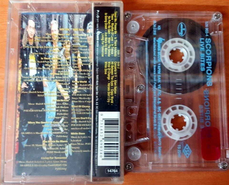 SCORPIONS - LIVE BITES (1995) - KASET 2.EL