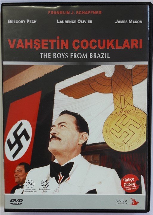 VAHŞETİN ÇOCUKLARI - THE BOYS FROM BRAZIL - GREGORY PECK - LAURENCE OLIVIER - JAMES MASON - DVD 2.EL