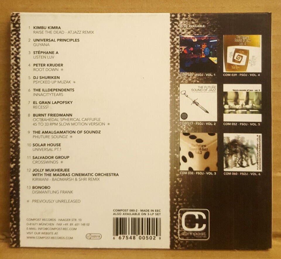 FUTURE SOUNDS OF JAZZ VOL 7 - VARIOUS ARTISTS (2000) - CD FUTURE JAZZ LOUNGE BREAKBEAT DIGIPACK 2.EL