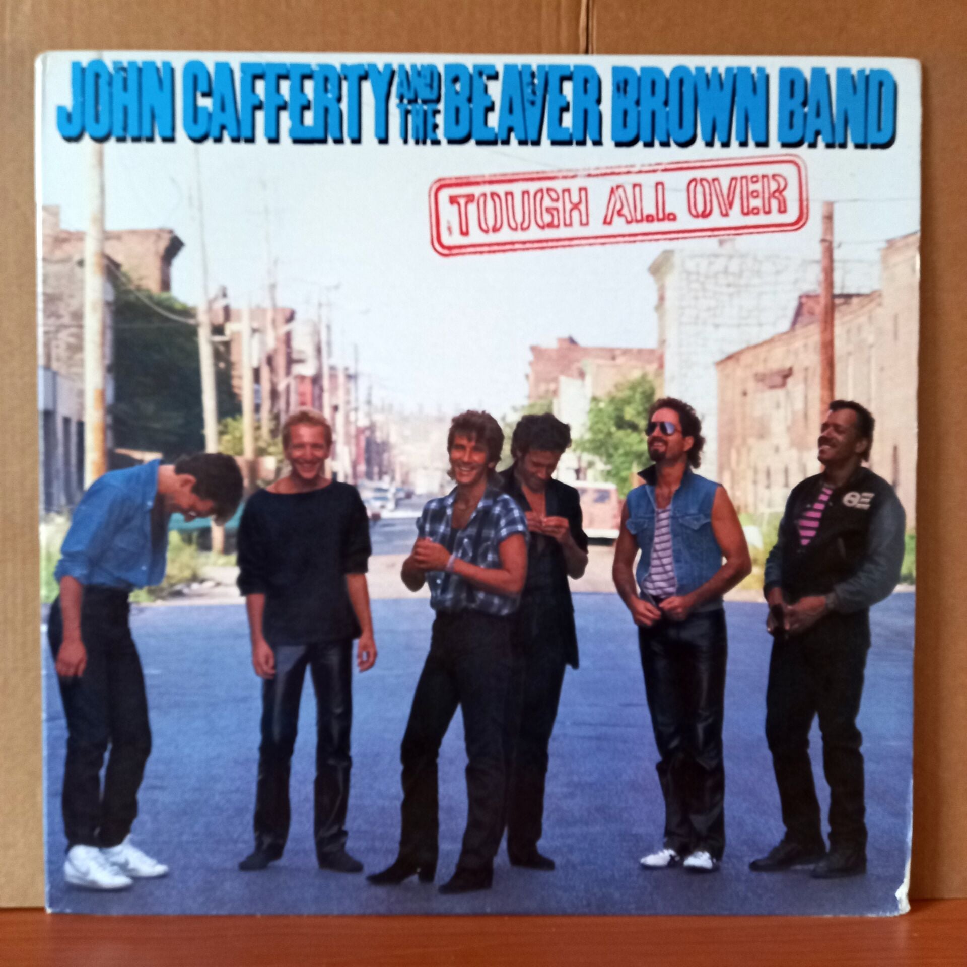 JOHN CAFFERTY AND THE BEAVER BROWN BAND – TOUGH ALL OVER (1985) - LP 2.EL PLAK