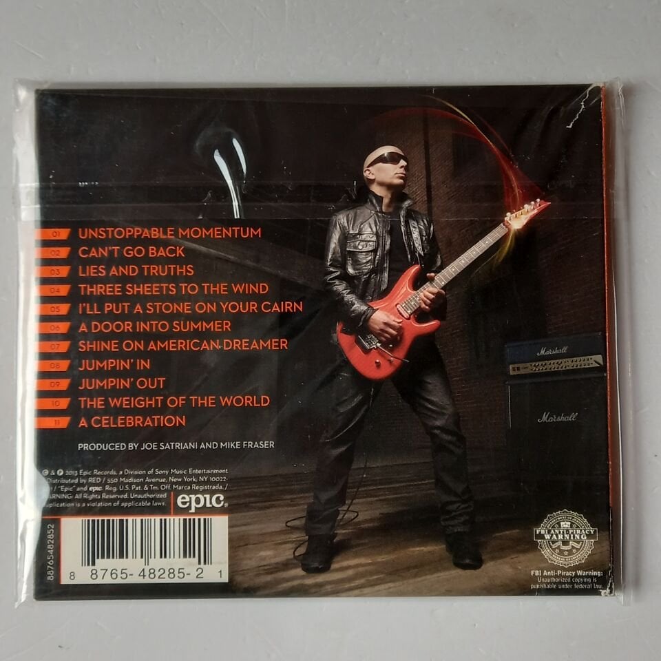 JOE SATRIANI – UNSTOPPABLE MOMENTUM (2013) - CD DIGIPAK 2.EL
