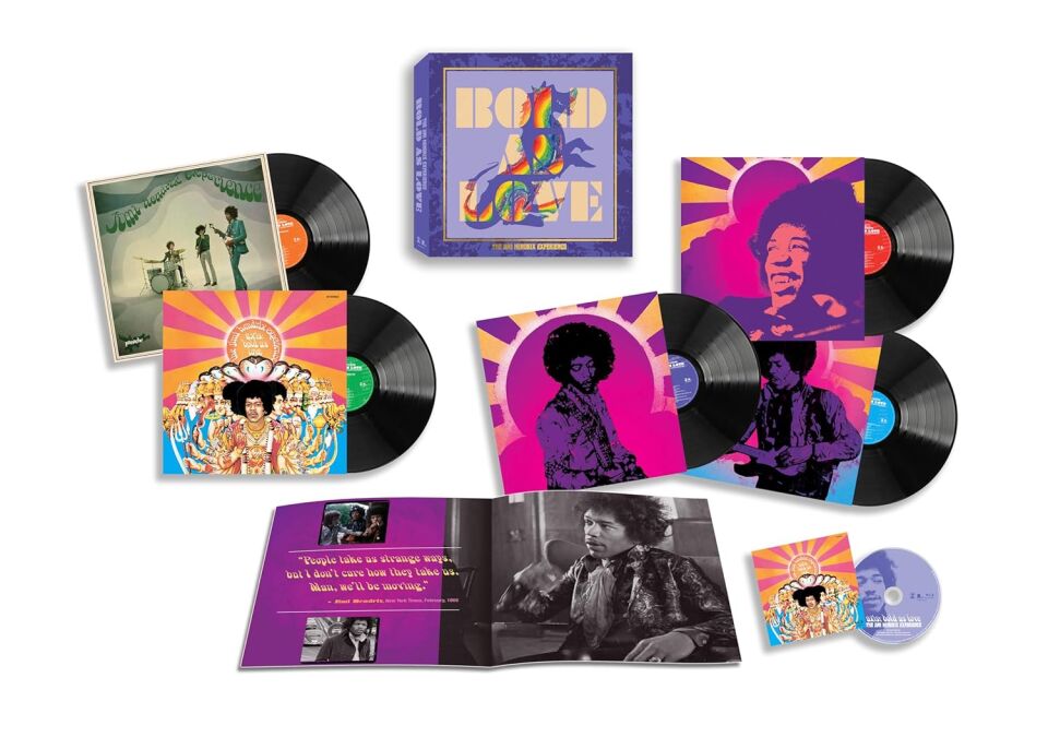 JIMI HENDRIX - AXIS : BOLD AS LOVE (1967) - 5xLP 1xBLU-RAY BOX 2025 EDITION / AMBALAJINDA SIFIR