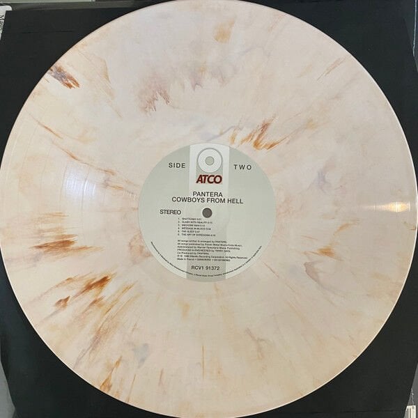 PANTERA - COWBOYS FROM HELL (1990) - LP 2024 WHITE & WHISKEY BROWN MARBLED COLOURED EDITION SIFIR PLAK