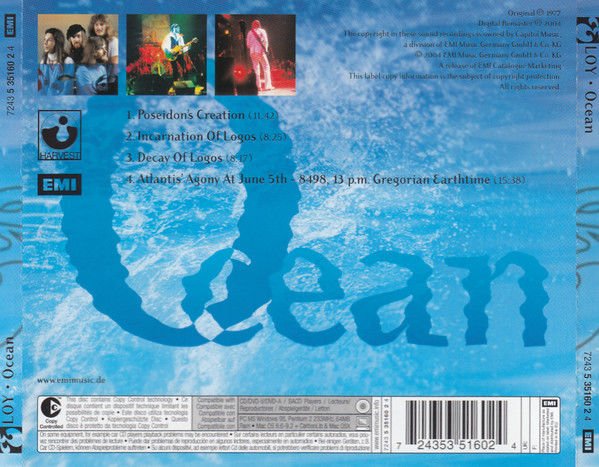 ELOY - OCEAN (1977) - CD 2004 REISSUE REMASTERED SIFIR