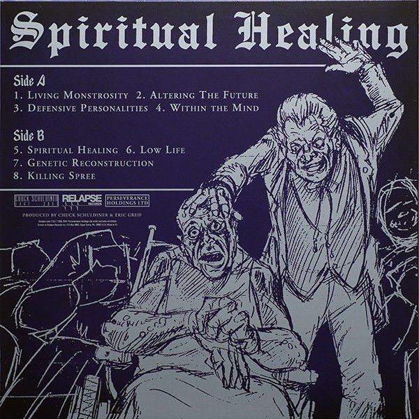 DEATH - SPIRITUAL HEALING (1990) - LP 2023 REISSUE SIFIR PLAK