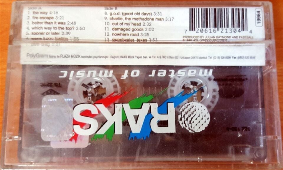 FASTBALL - ALL THE PAIN MONEY CAN BUY CASSETTE MADE IN TURKEY NEW