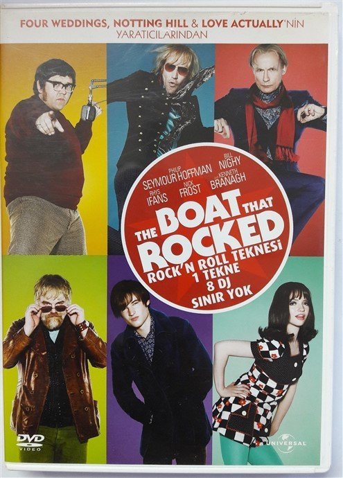 THE BOAT THAT ROCKED - ROCK' N ROLL TEKNESİ - PHILIP SEYMOUR HOFFMAN - BILL NIGHY - KENNETH BRANAGH - DVD 2.EL