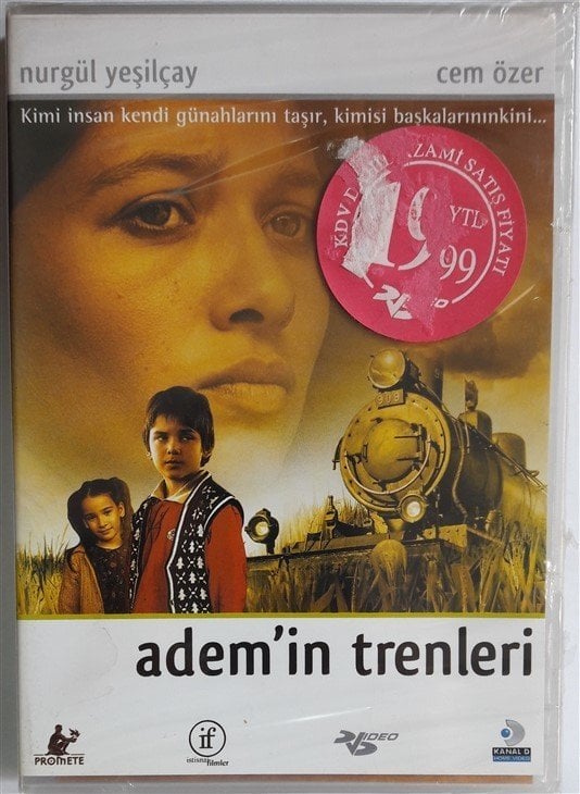 ADEM'İN TRENLERİ - NURGÜL YEŞİLÇAY - CEM ÖZER - BARIŞ PİRHASAN - DVD SIFIR