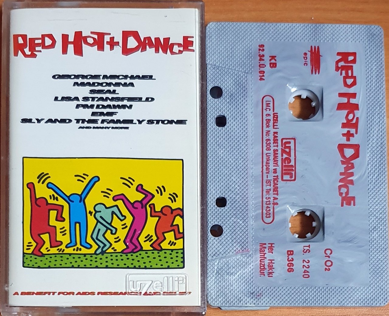 RED HOT + DANCE / GEORGE MICHAEL, MADONNA, SEAL, LISA STANSFIELD, PM DAWN (1992) - KASET UZELLİ 2.EL
