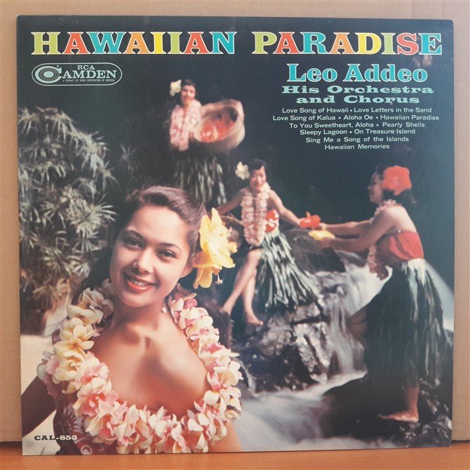 HAWAIIAN PARADISE - LEO ADDEO - LP 2.EL PLAK