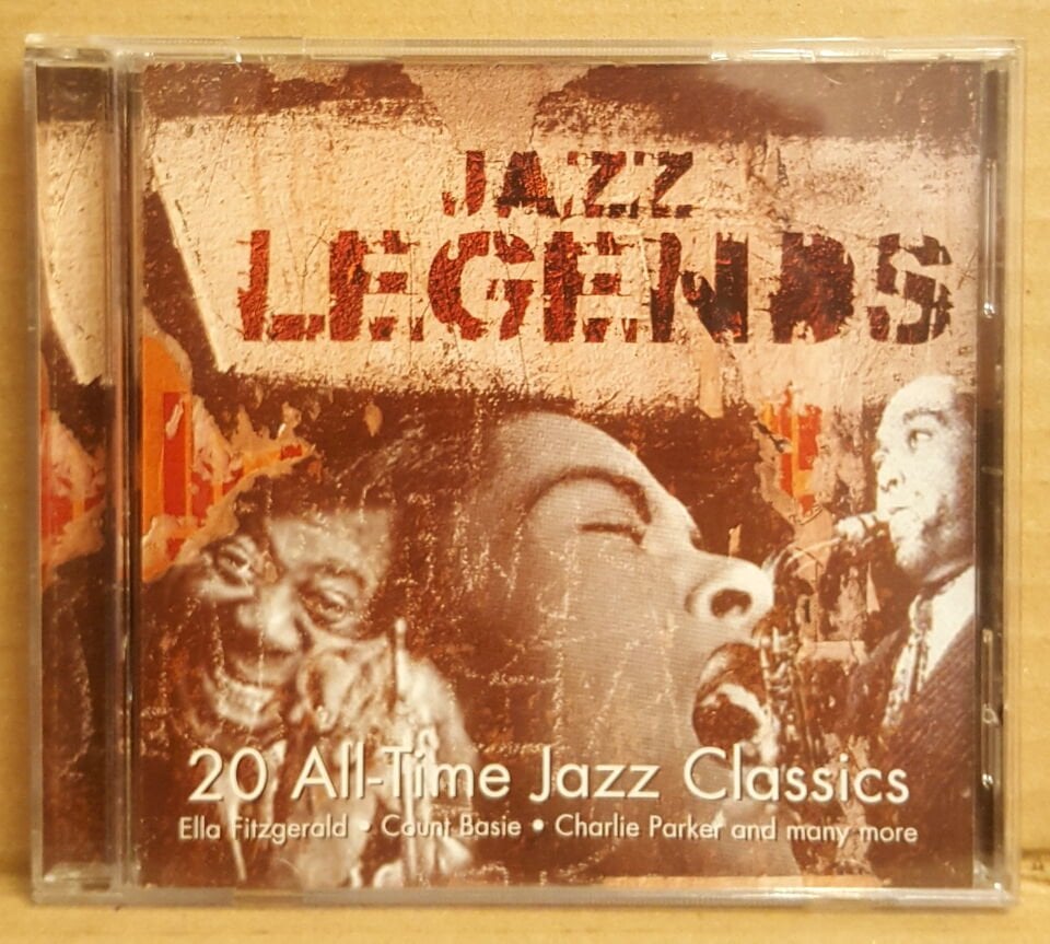 JAZZ LEGENDS / 20 ALL TIME JAZZ CLASSICS - V/A NAT KING COLE BILLIE HOLIDAY COUNT BASIE ELLA FITZGERALD DUKE ELLINGTON etc (1998) - CD 2.EL