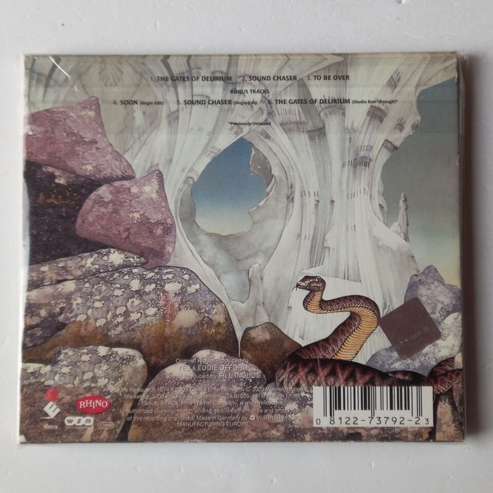 YES – RELAYER (1974) - CD GATEFOLD DIGISLEEVE REMASTERED 2003 REISSUE 2.EL