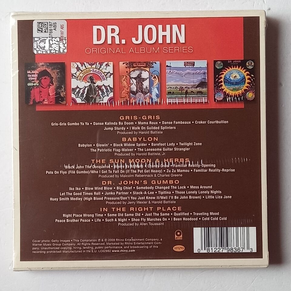 DR. JOHN – ORIGINAL ALBUM SERIES (1969) - 5CD AMBALAJINDA SIFIR