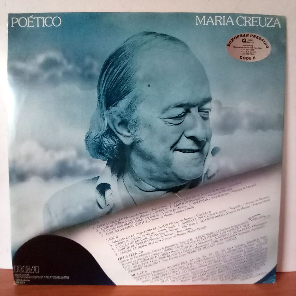 MARIA CREUZA – POETICO (1982) - LP 2.EL PLAK