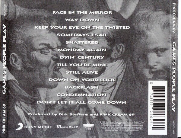 PINK CREAM 69 – GAMES PEOPLE PLAY (1993) - CD SIFIR