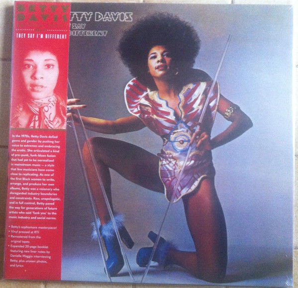BETTY DAVIS - THEY SAY I'M DIFFERENT (1974) - LP SOUL FUNK 2023 SIFIR PLAK