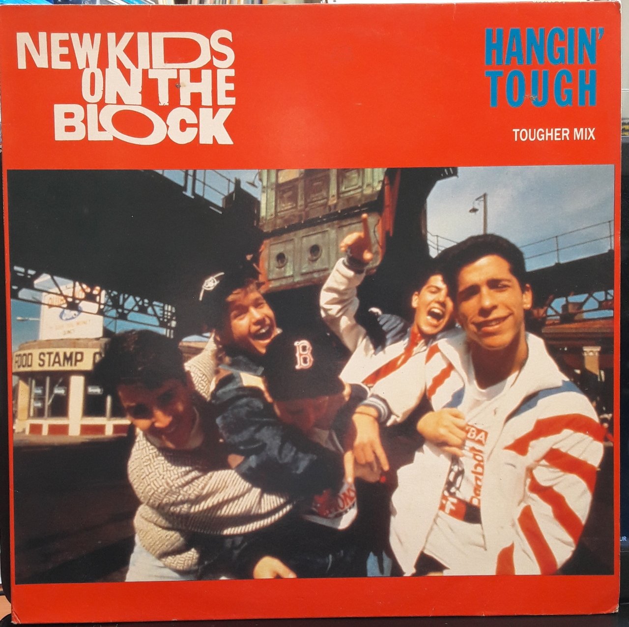 NEW KIDS ON THE BLOCK - HANGIN' TOUGH (1989) - 12'' MAXI SINGLE VINYL PLAK 2.EL