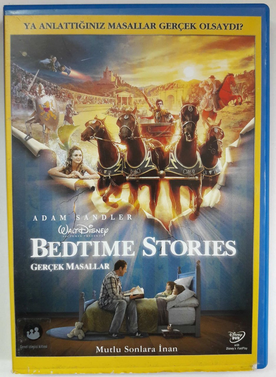 GERÇEK MASALLAR - BEDTIME STORIES - ADAM SANDLER - DVD 2.EL