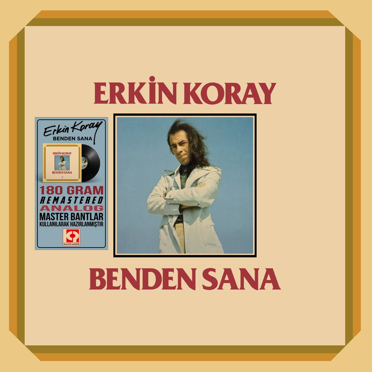 ERKİN KORAY - BENDEN SANA (1982) LP 2022 SIFIR PLAK