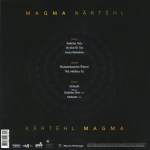 MAGMA - KARTEHL (2022) - 2LP 3 SIDED 180GR SIFIR PLAK